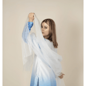 HOME Champagne Glow Silk Kaftan