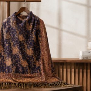 HOME u&i pashmina feel reversible shawl