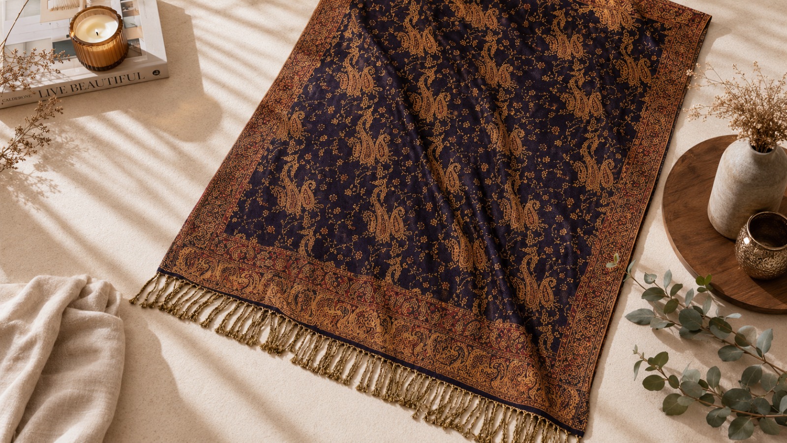 u&i pashmina feel reversible shawl u&i pashmina feel reversible shawl